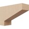 Ekena Millwork 3"W x 9"D x 6"H Classic Clemmons Rough Cedar Woodgrain TimberThane Corbel, Primed Tan CORUR03X09X06CLERCPR - alternate 1